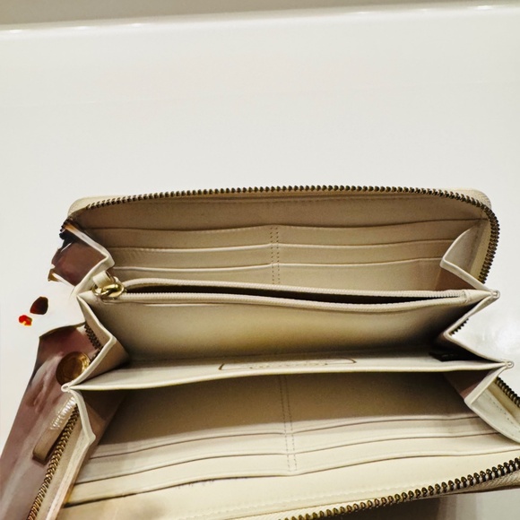 Coach Canvas Monogram Bifold Brown/Cream - Picture 2 of 3